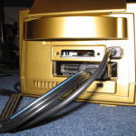 Backside of modded Gamecube with USB-connection